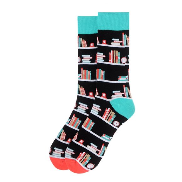 Men's Book Shelves Novelty Socks - Picture 4 of 4